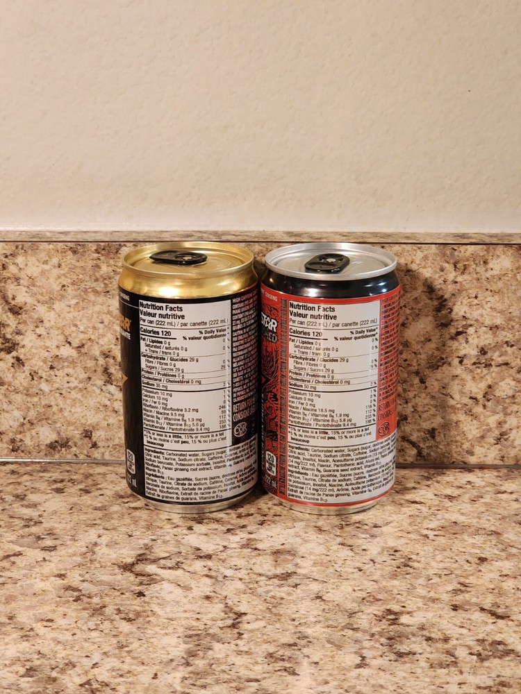Rockstar Energy Original & Fruit Punch Full 7.5oz Cans CANADA 🇨🇦
