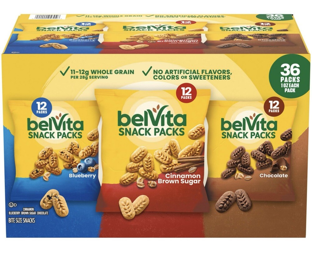 belVita Bites Breakfast Biscuits Variety Pack (36 pk.)