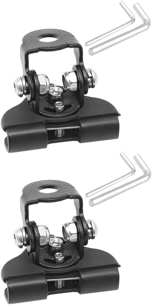 Adjustable Car Hood Light Mount Brackets – 2PCS Iron LED Spotlight Holders
