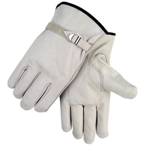 Black Stallion 96 Standard Grain Cowhide Drivers Gloves with Pull Strap, X-Large