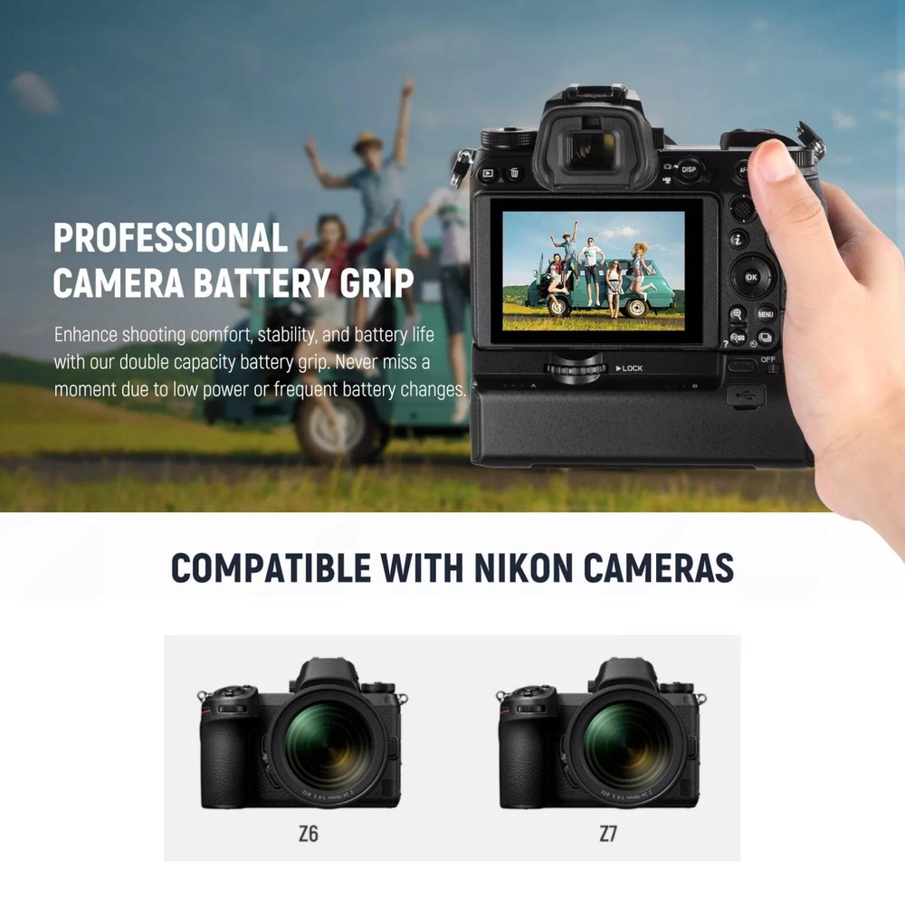 MB-N10 Battery Grip Replacement for Nikon Z6 Z7 DSLR Camera Replace Part
