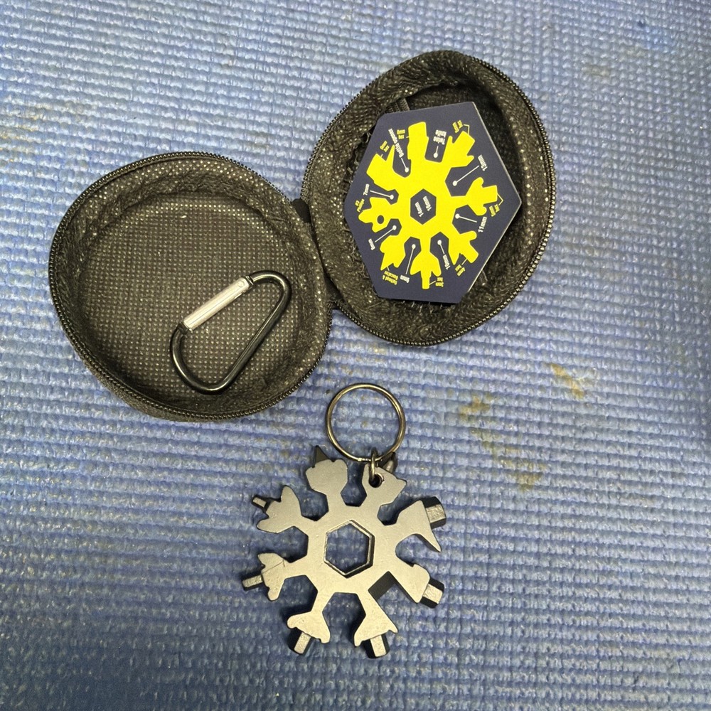 MA1- 18-in-1 Snowflake Multi-Tool Screwdriver, Stainless Steel 18-1 Multitool