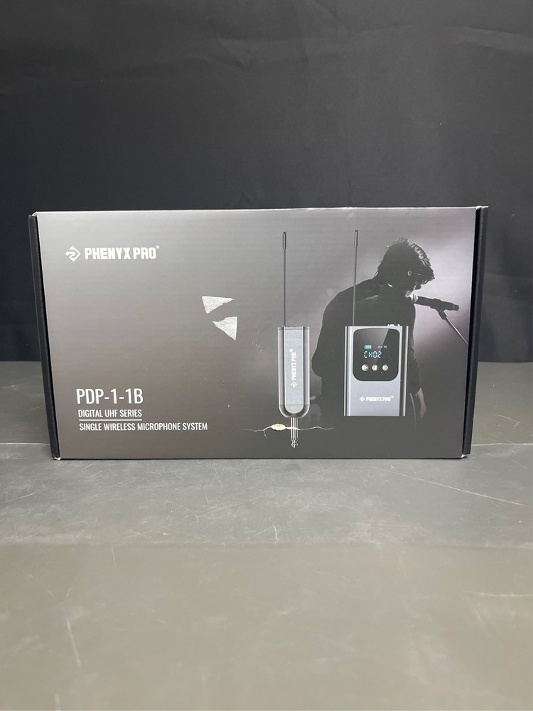 Phenyx Pro Single Digital Wireless Microphone System, w/Mini Receiver, Bodypack