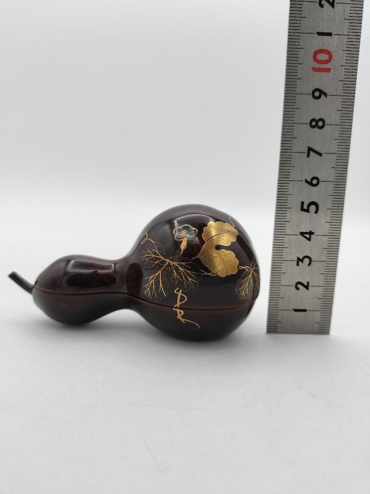 Incense holder evening glory dry lacquer Dojo Munehiro Yamanaka box lacquerware
