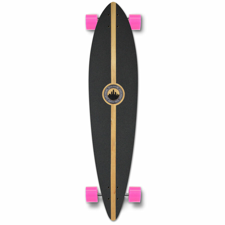 Yocaher Pintail Longboard Complete - Gradient Green