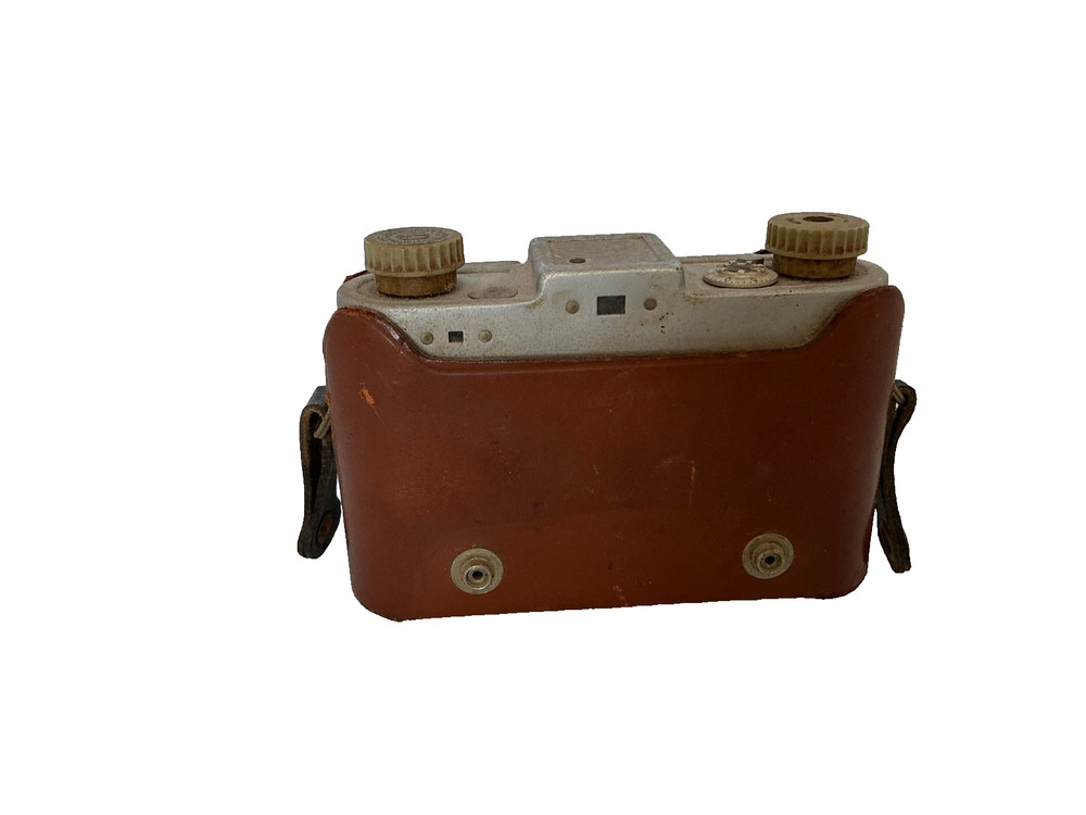 vtg Kodak Automatic 35F Camera with Strap And Leather Case untested