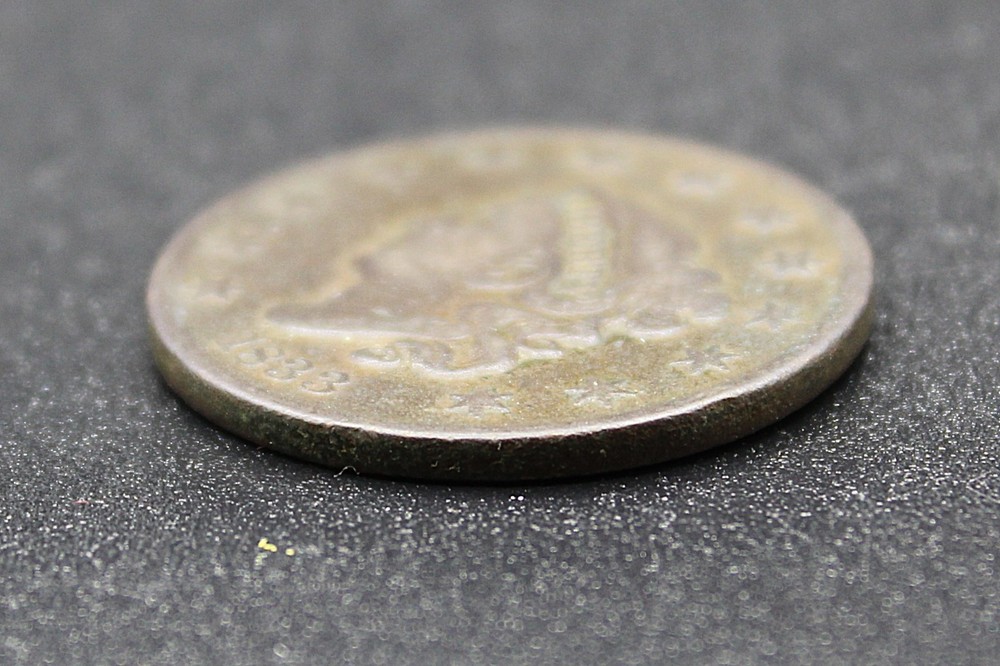 1833 Large Cent Nice Original Medium Brown VG