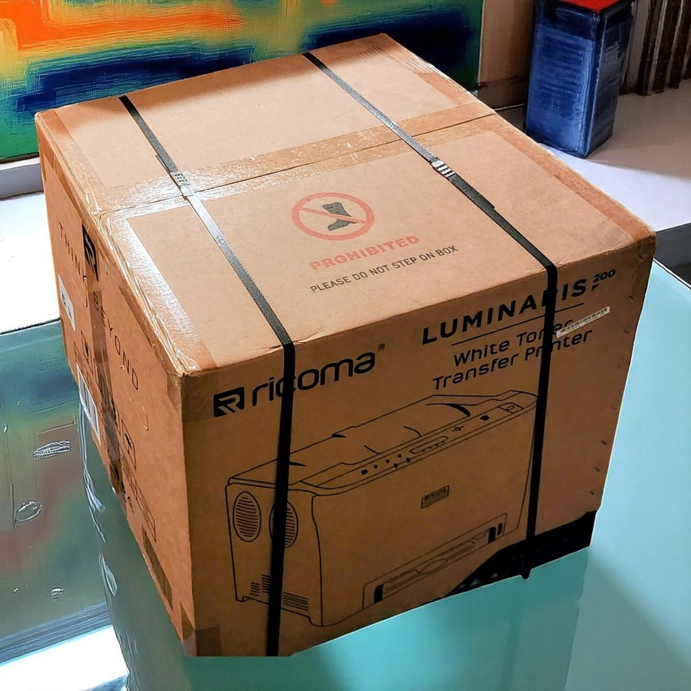 Luminaris 200 white toner Transfer Printer + Everything you need to get started