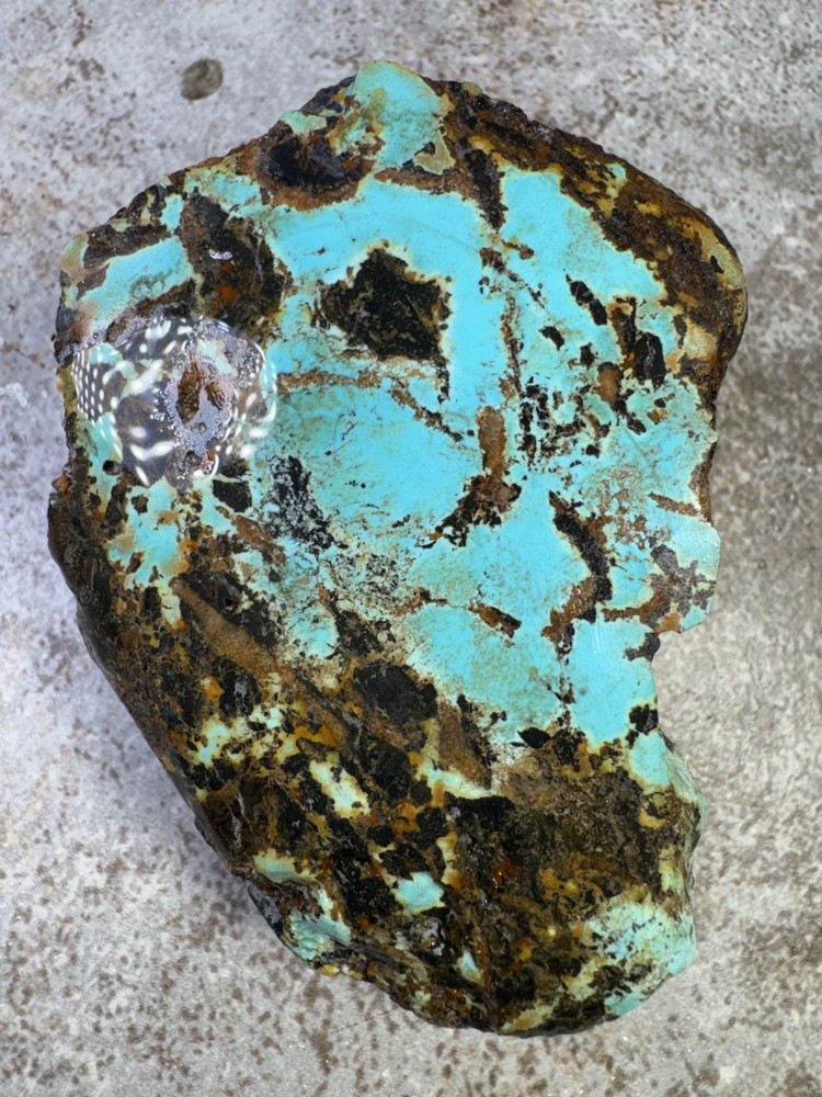 Natural Hubei turquoise nugget