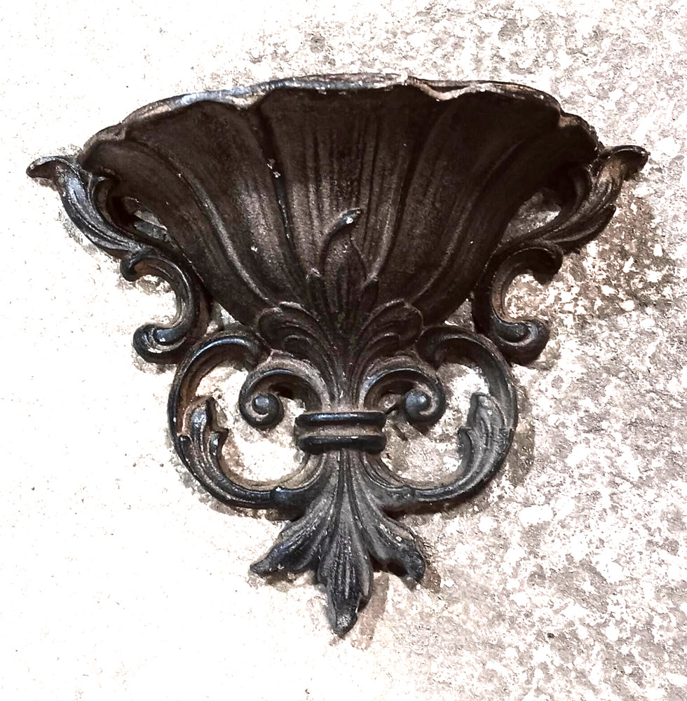 Wall Planter  10 Inch Cast Iron Home Office Gift