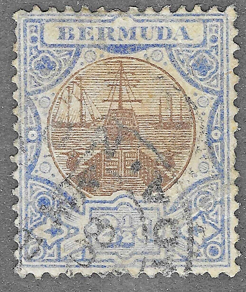 Bermuda (1906) - Scott # 37,  Used