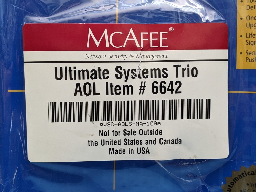 McAfee 3 Pack VirusScan, PC Crypto, PC Medic 97: CD 3.5” Software / VTG 1997 NEW