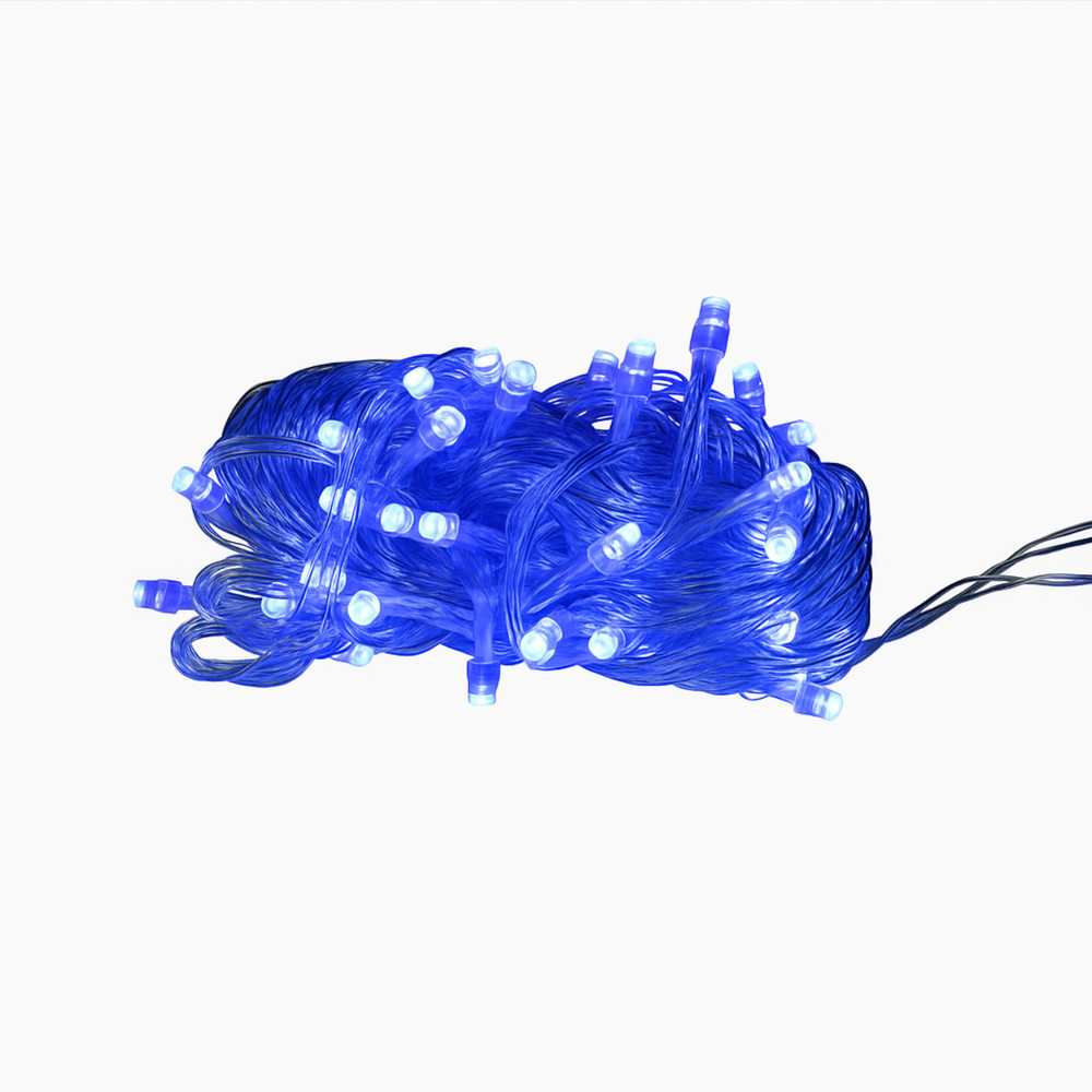 Elegani 3-Pack 100 LED Matte Blue String Lights 32ft