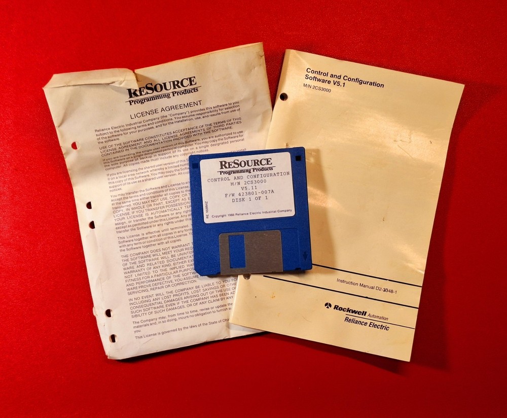 VTG ReSource 2CS3000 Control & Configuration Software (3.5″ Floppy + Docs) NEW