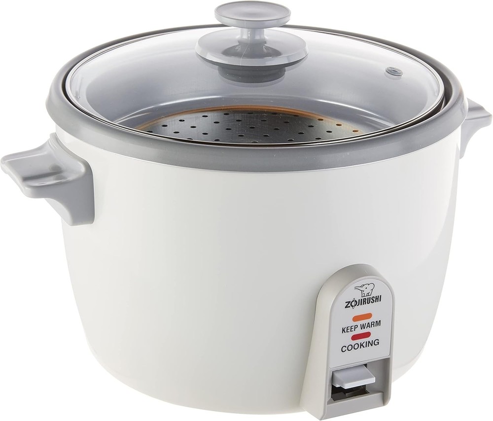 3 Cup Rice Cooker/Steamer White)