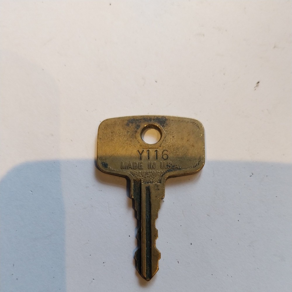 Vintage Snap On Tool Box Key.  Code Y1116