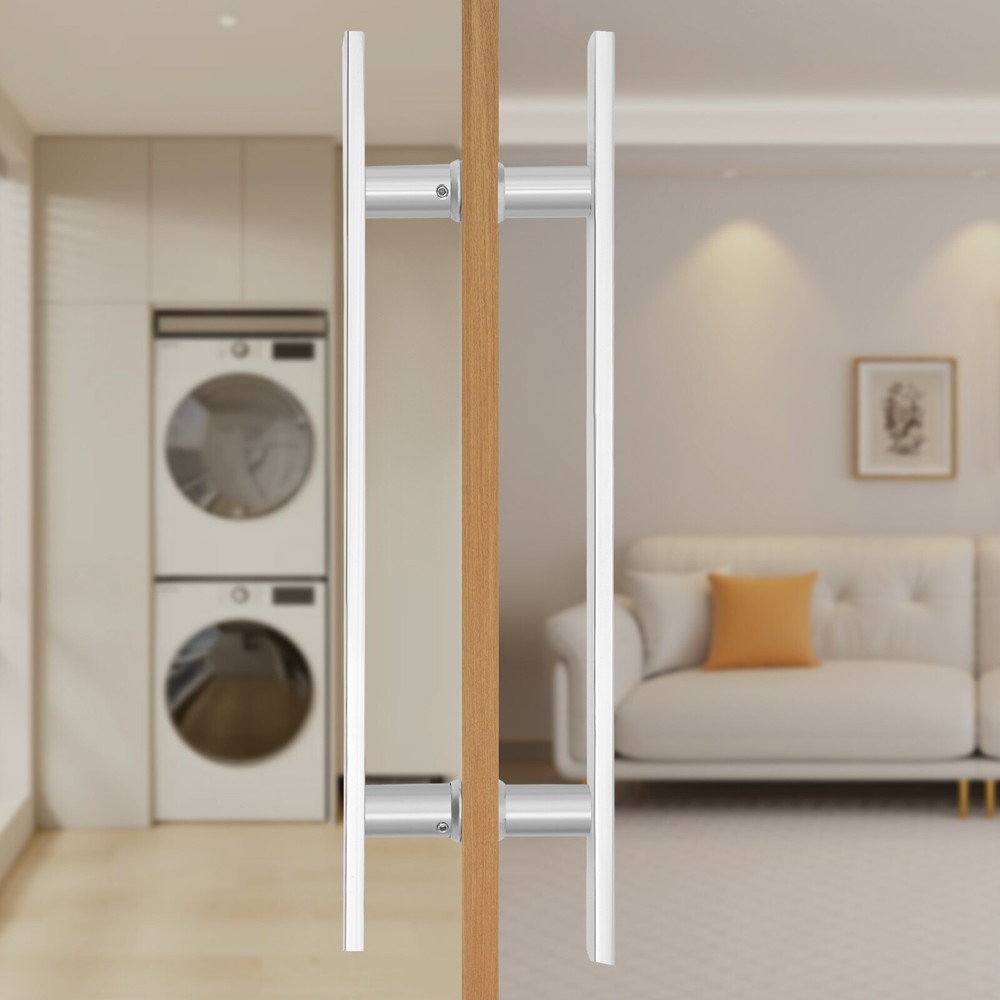 Pull Push Sliding Barn Door Handles H Shape Door Pull Handle Stainless Steel