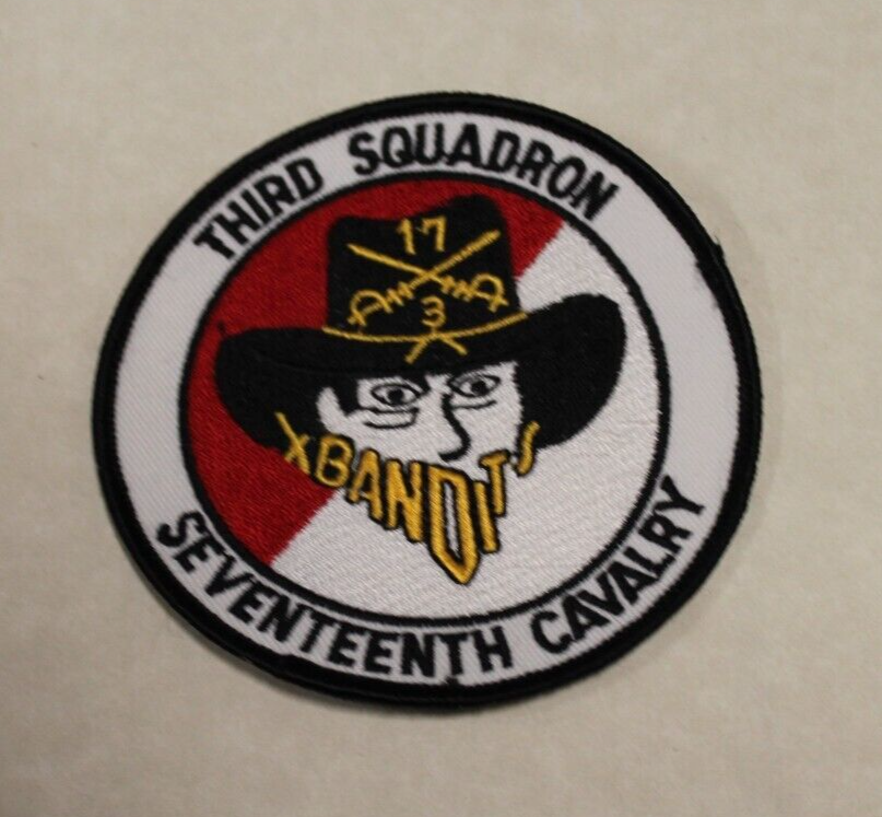 17th Cavalry 3rd Squadron Bandits Army Patch