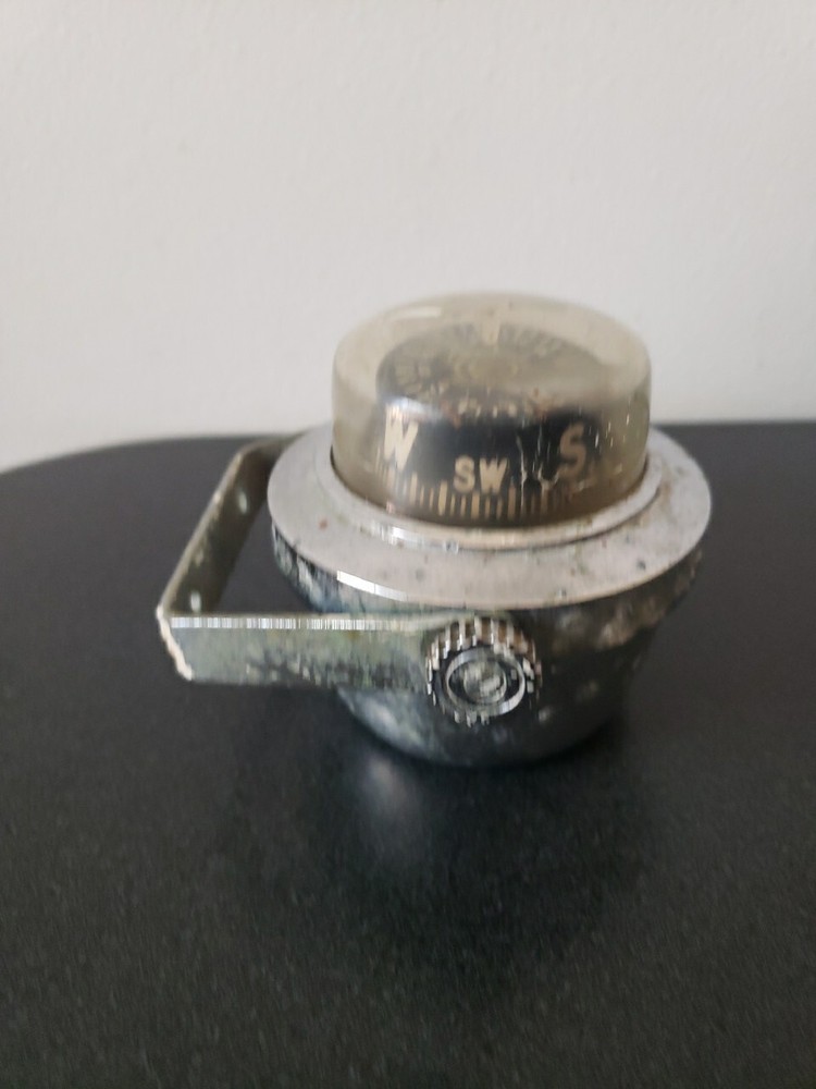 Aqua Meter Vintage Boating Marine Compass Nautical Working