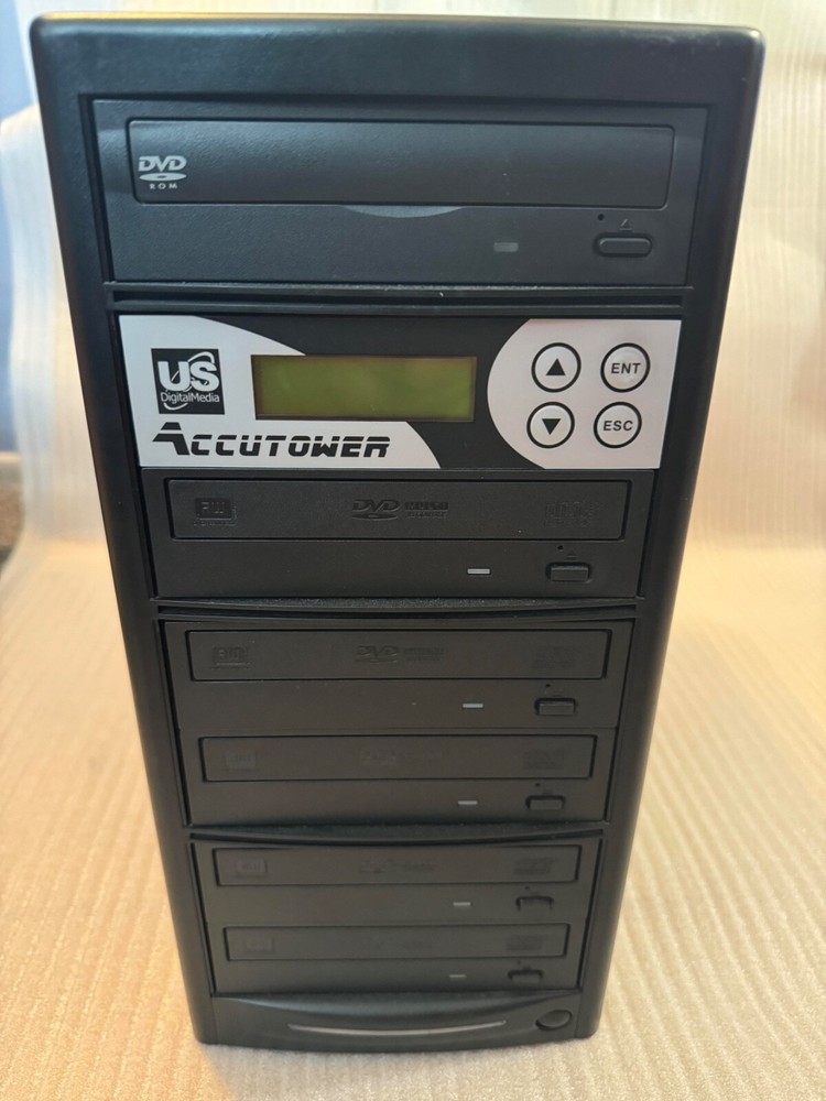 US Digital Media Accutower 1 to 5 DVD CD Duplicator