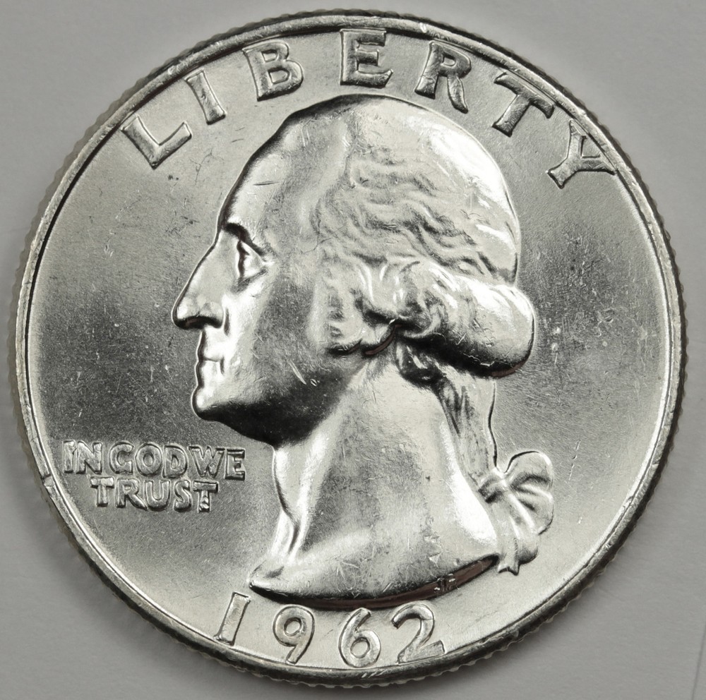 1962-d Washington Quarter.  Nice B.U.  86816   (Inventory E)