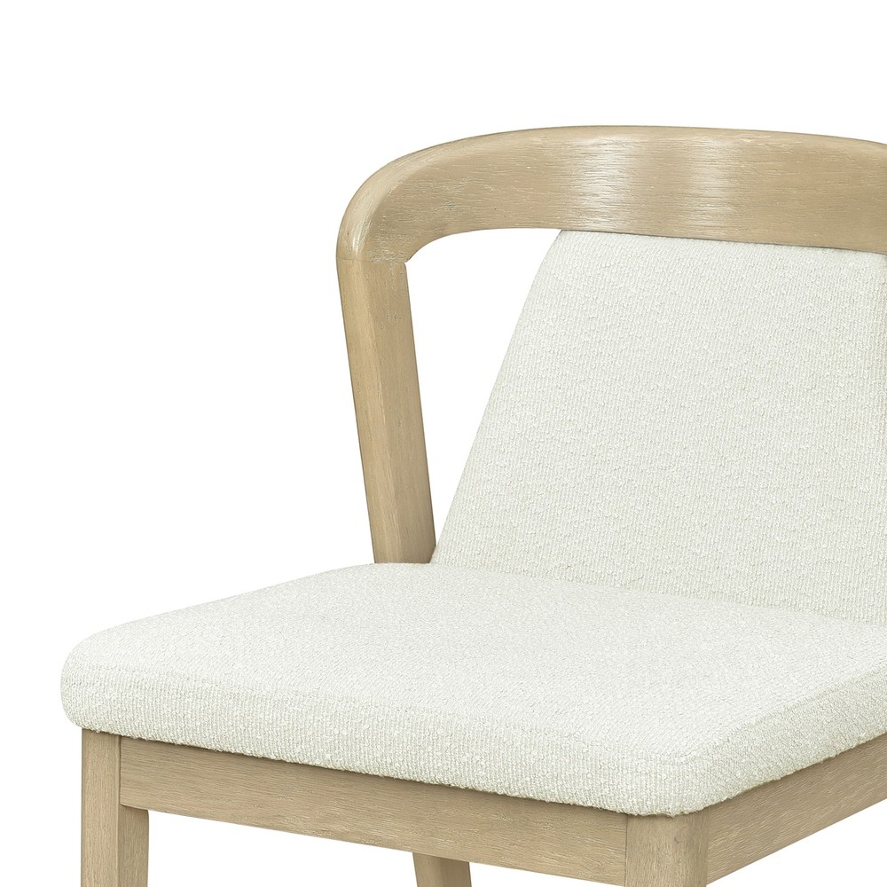 Upholstered Backrest Armless Dining Chairs