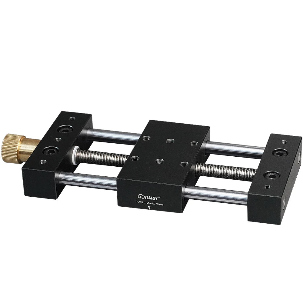 XY Axis Manual Precision Linear Stage Bearing Tuning Platform Sliding Table