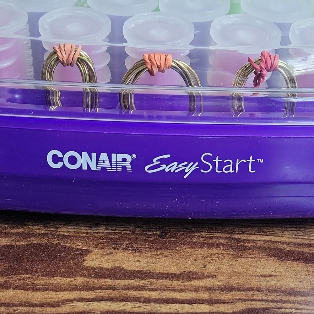 Conair Easy Start HS15 Hot Rollers Multi-Sized Indicator Light Purple