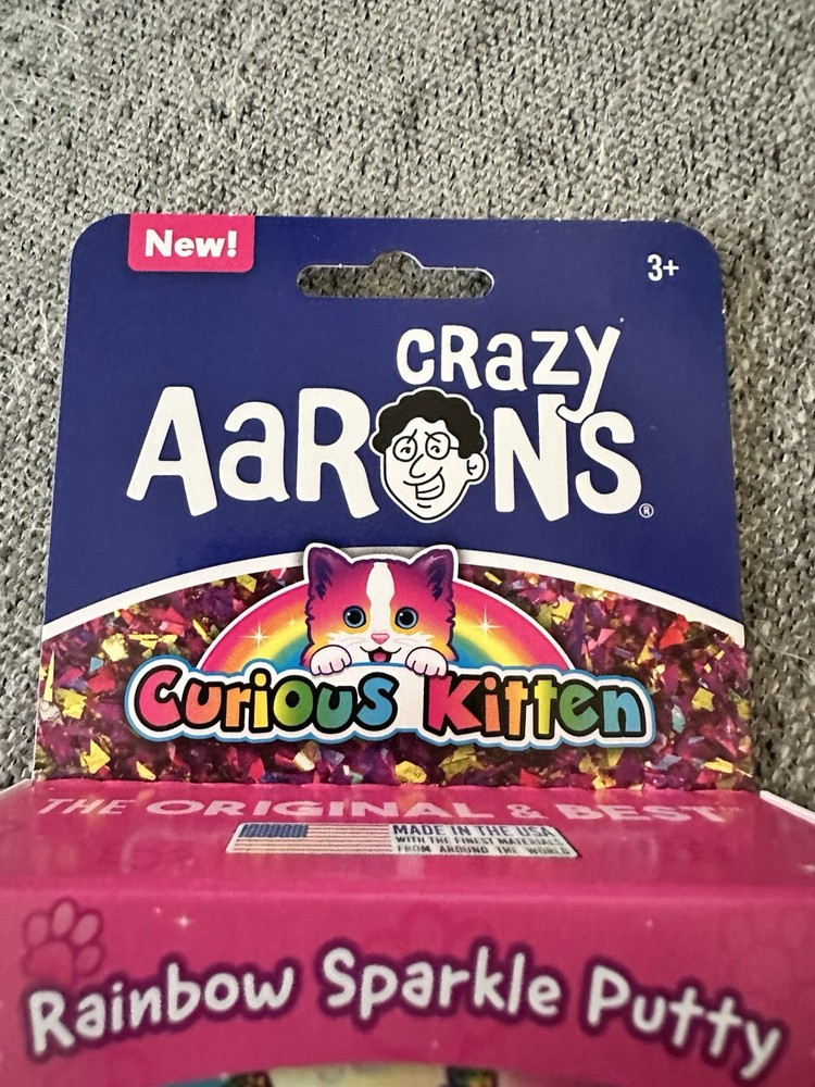 Aarons Crazy Thinking Putty 2.1 Oz Curious Kitten