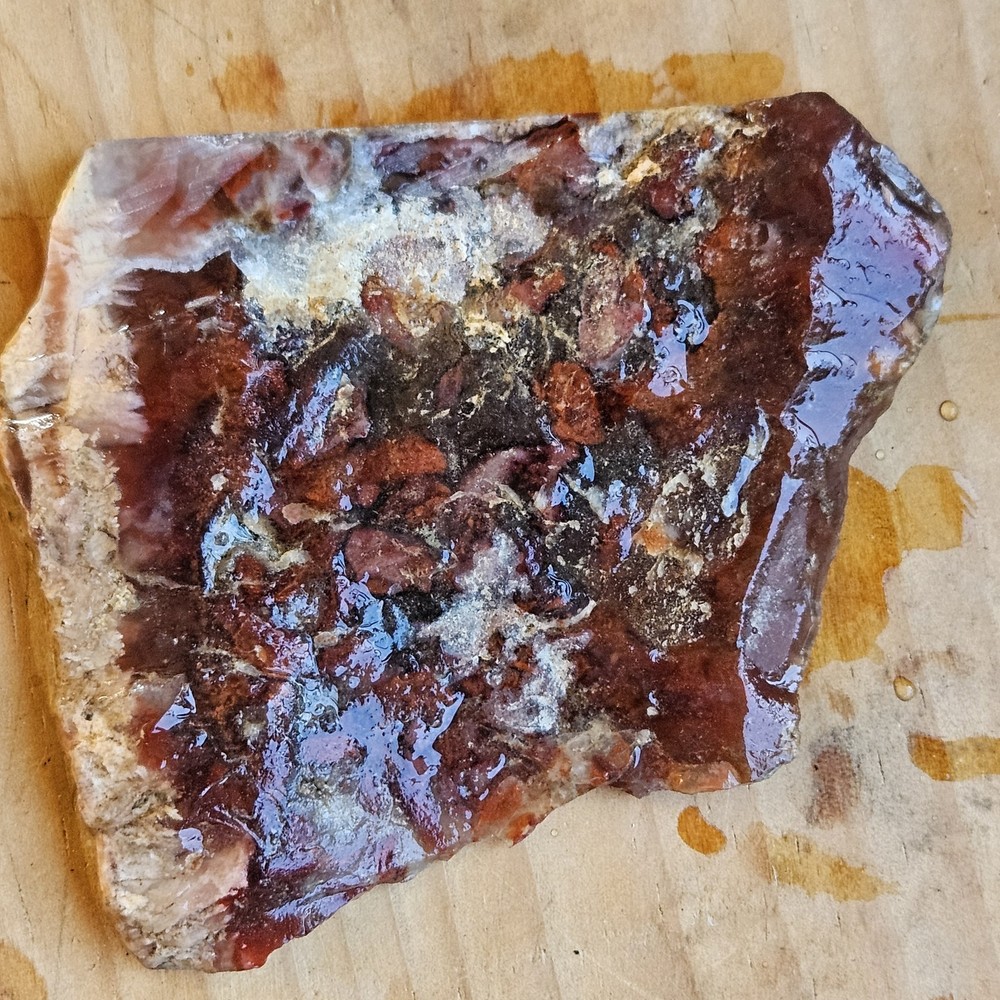 Agate End Cut Lapidary Slab 58 Grams
