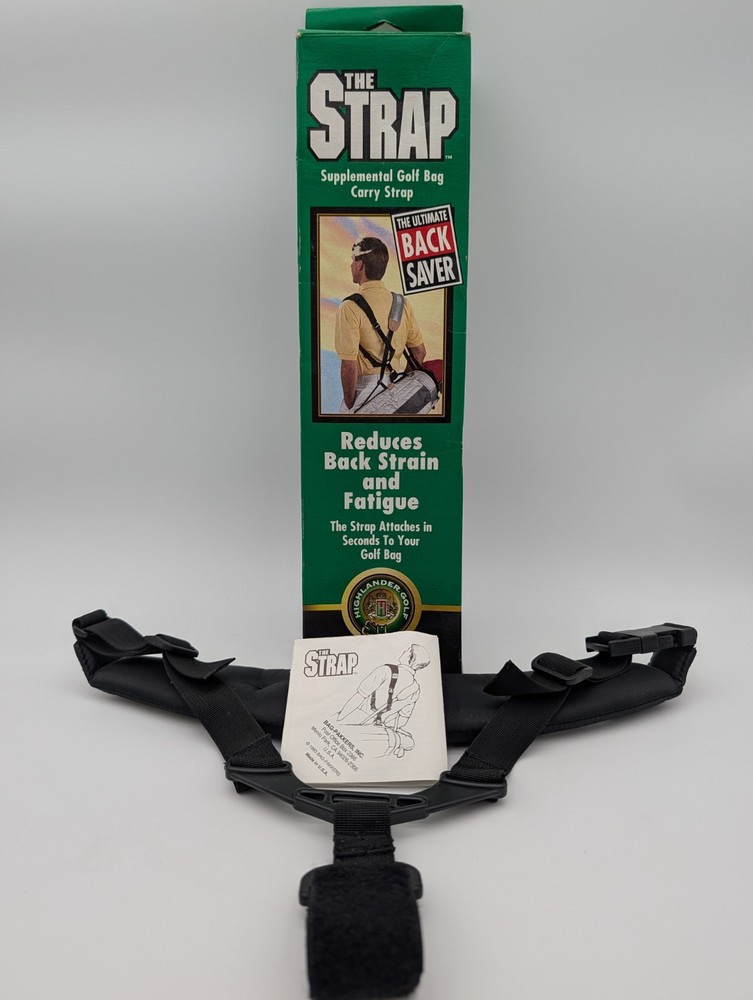 Highlander Golf The Strap The Ultimate Back Saver Unused