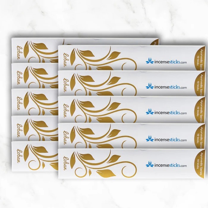 Loban Incense 8" 10 Sticks Pack: 10 Packs