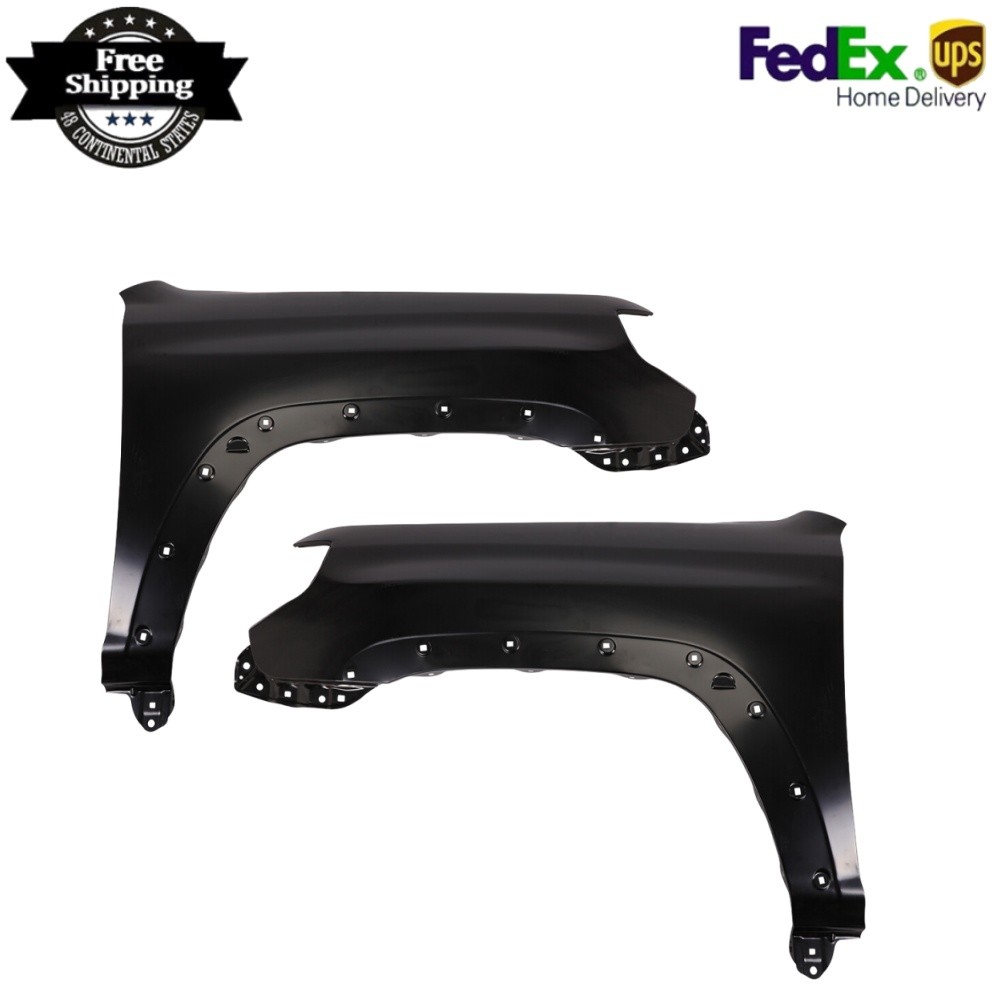 Fenders Front Left and Right Driver & Passenger Side For 10-23 Toyota 4Runner
