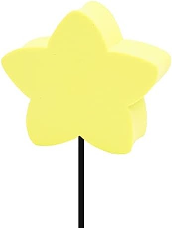 Yellow Star Car Antenna Topper Ball