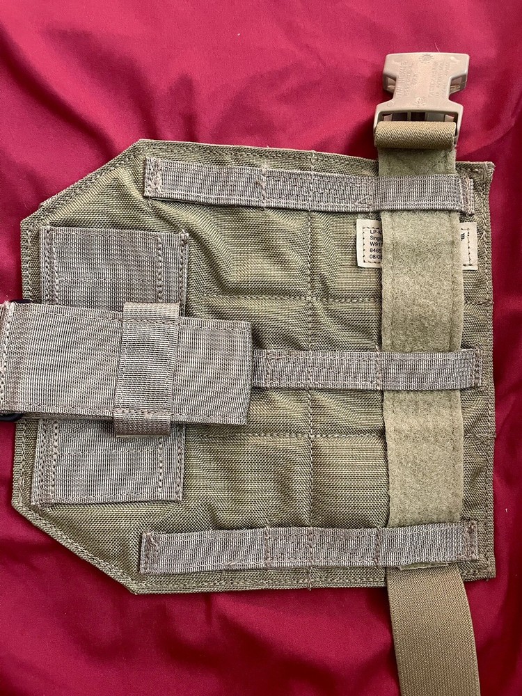 NEW Eagle Industries Molle Khaki Single Point Drop Leg Panel w/ Hip Extender