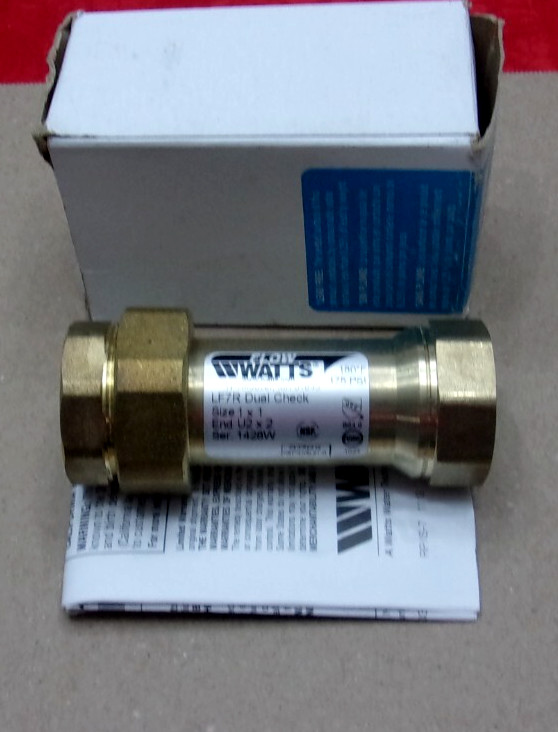 WATTS 1 x 1 in LF7R DOUBLE CHECK BACKFLOW PREVENTER
