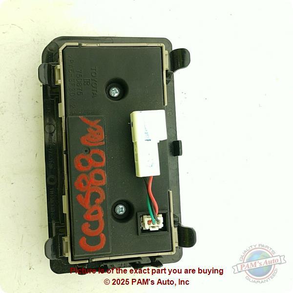 Used A/C Selector Switch fits: 2017 Toyota Sienna automatic temperature control