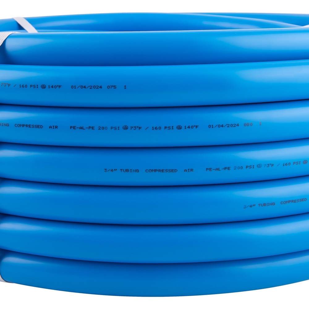 Air Compressor Tubing System 100ft Complete Kit with Installation Accessory