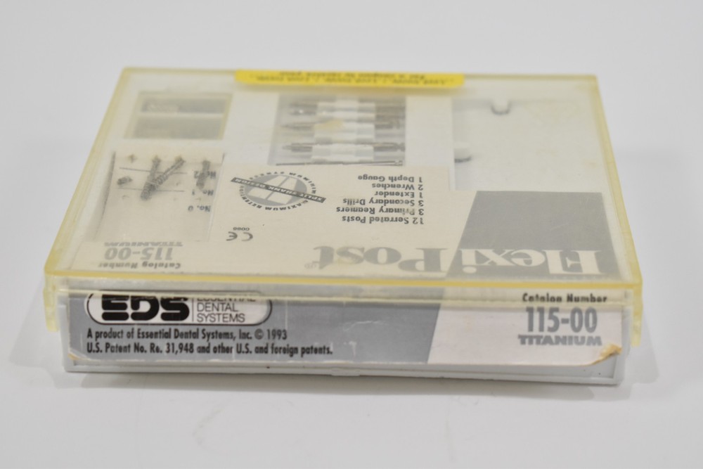 Dental Crown and Bridge Post Materials FLEXI-POST Titanium #115-00 Set