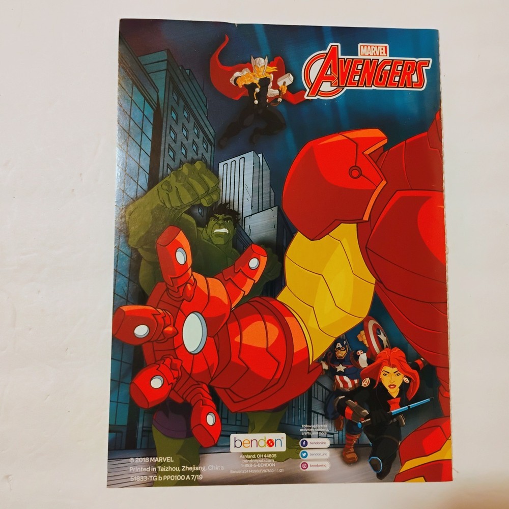 Marvel Avengers Pack Activity Set Coloring Stickers NEW 2018