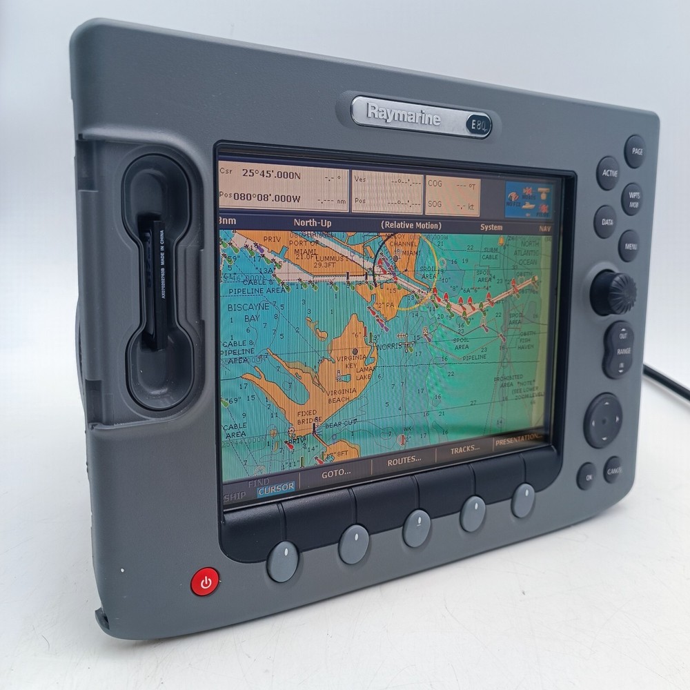 RAYMARINE E80 Classic MFD Display Chartplotter Radar Screen E02011 Sonar