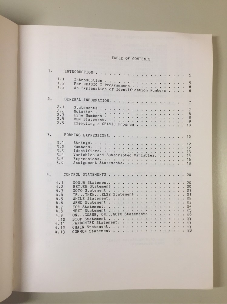 Vintage 1980 Compiler Systems CBASIC A Reference Manual Version 2