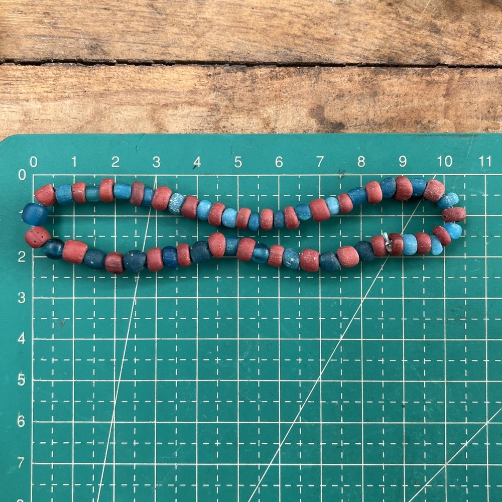 Ancient indo pacific Glass Beads Bracelet find from Java Indonesia