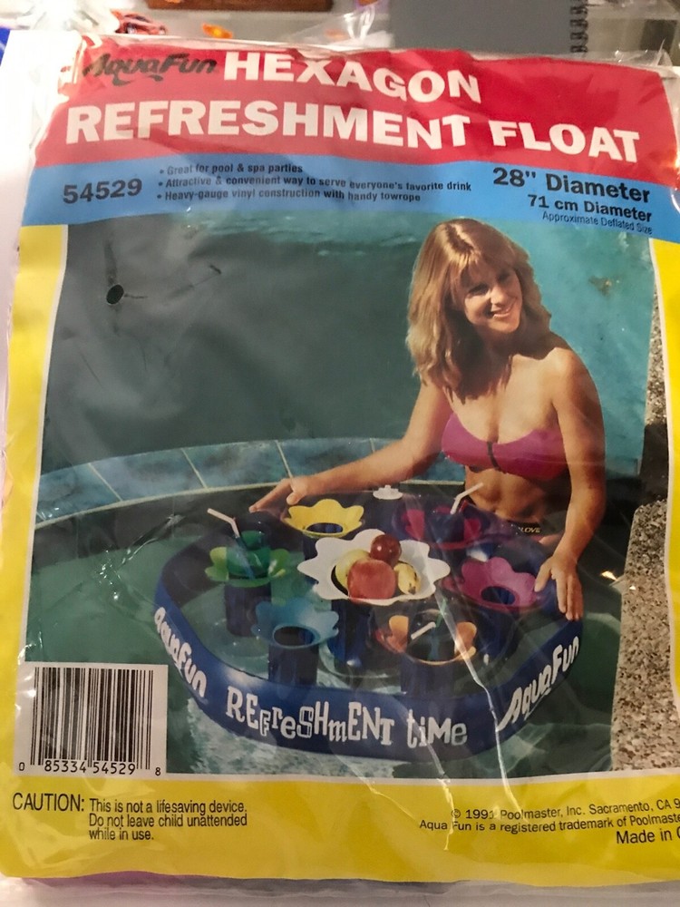 Vintage Aqua Fun Refreshment Float #54529