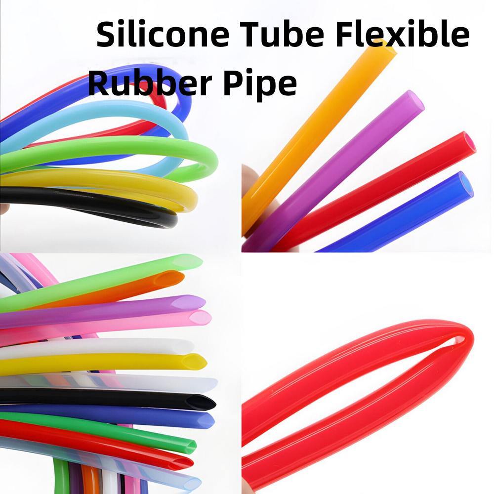 High Temp Food Grade Silicone Tube Flexible Rubber Pipe Multi-color & size