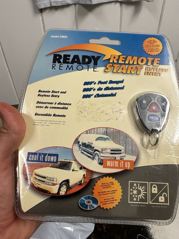 READY REMOTE START Car Remote Start System Model 24923 New