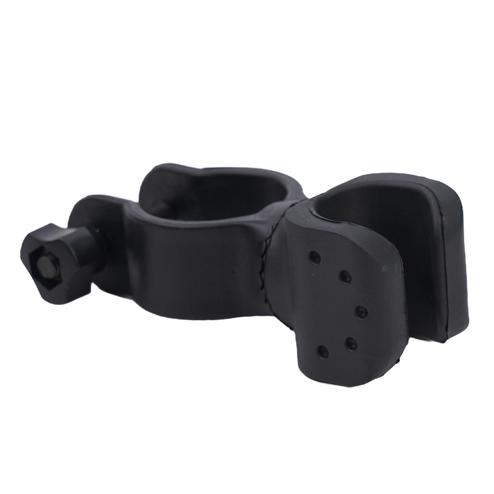 Flashlight Holder TPR+plastic Rotation Black Expandable High Quality