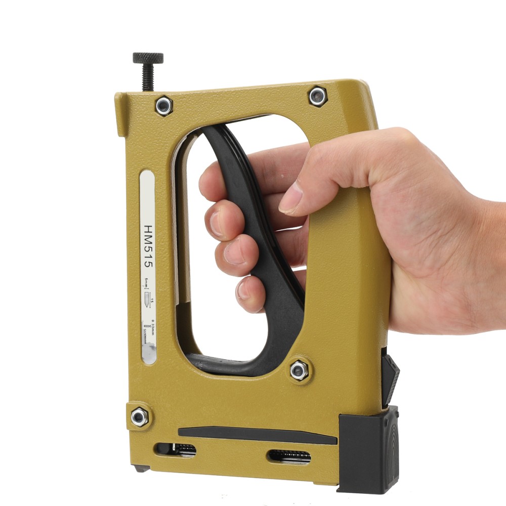 Hand Picture Frame Stapler Point Driver Gun w/1000 Flex Points Manual Framing