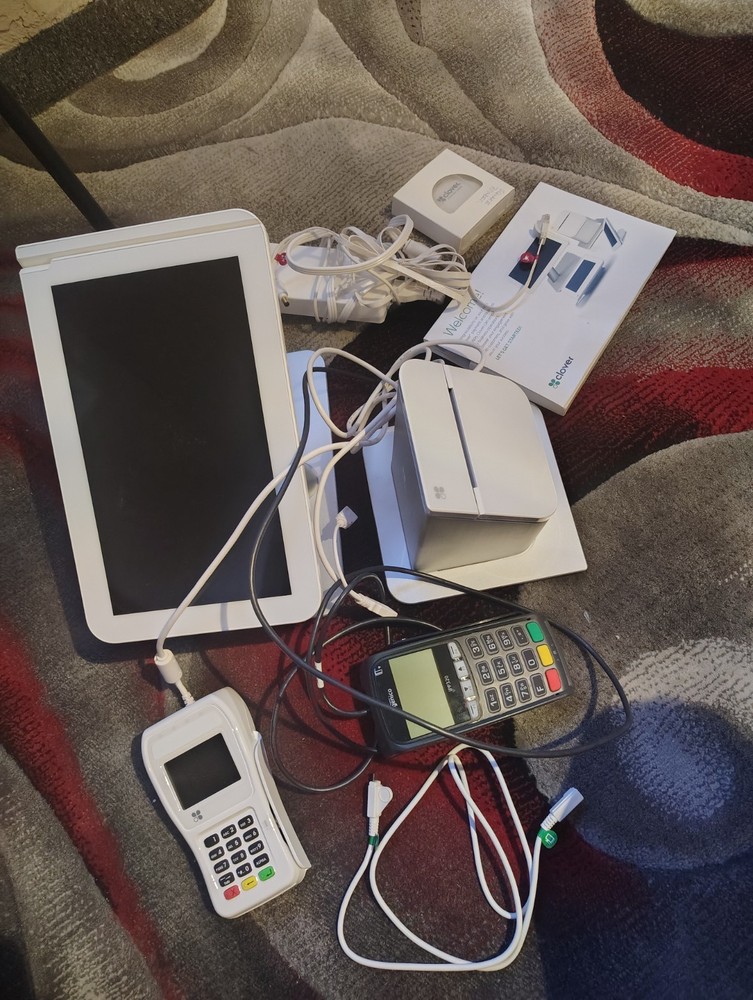 Clover Retail POS System Bundle with Tablet, Card Readers & Accessories