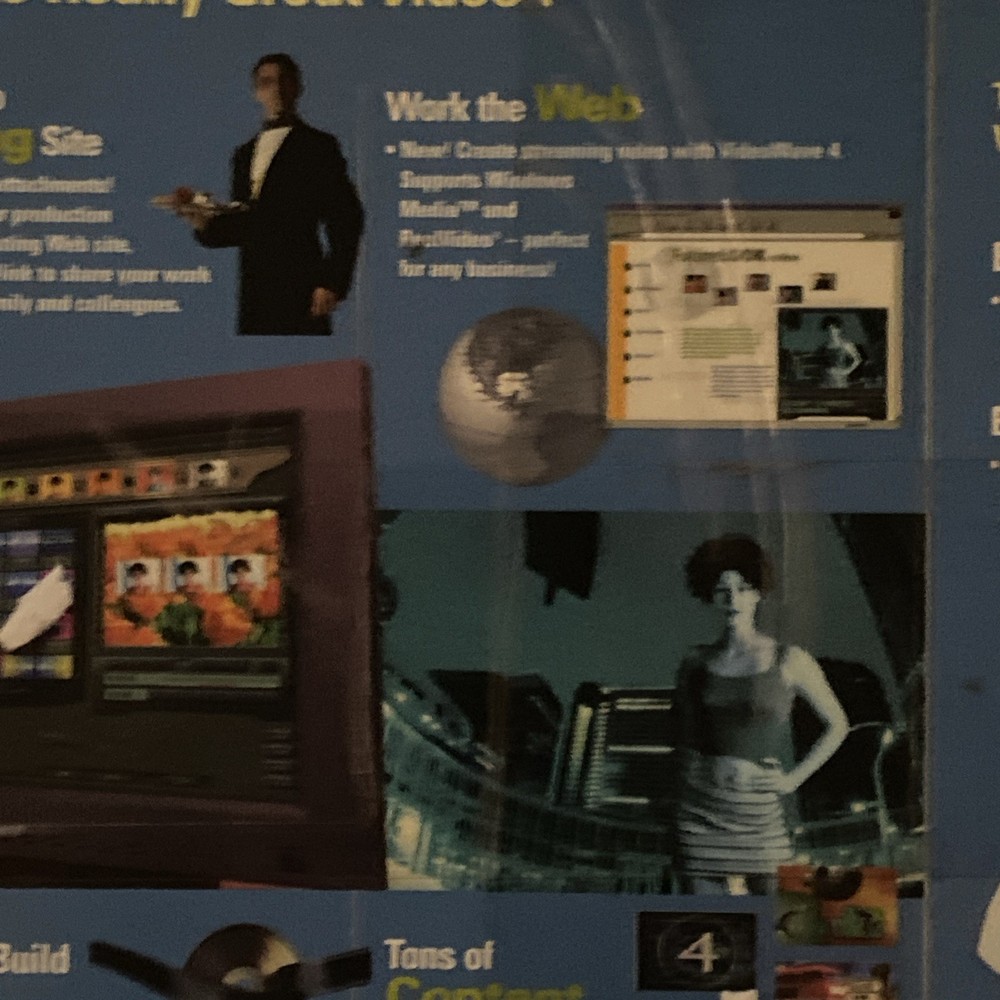 Vintage VIDEOWAVE COMMANDPOST PC & Web Video Editor Version 4.0/NEW/Unused